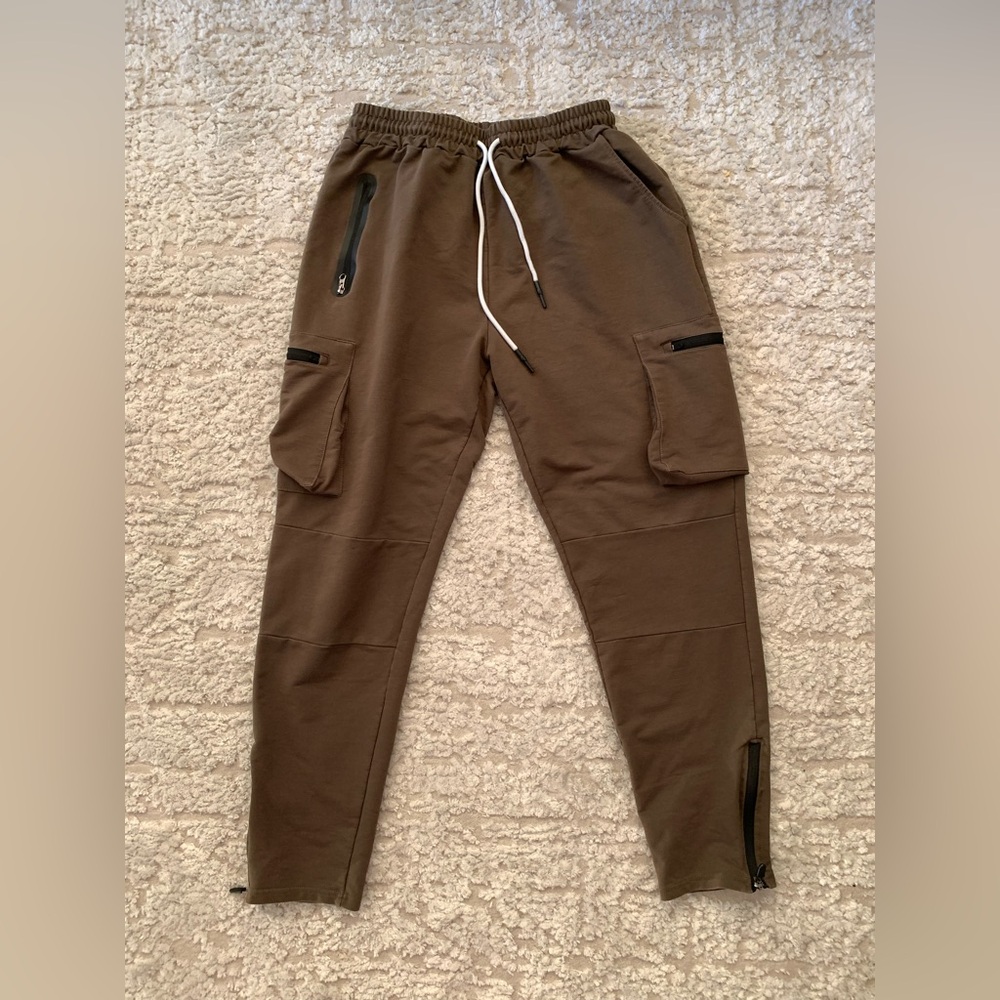 XL joggers dark green